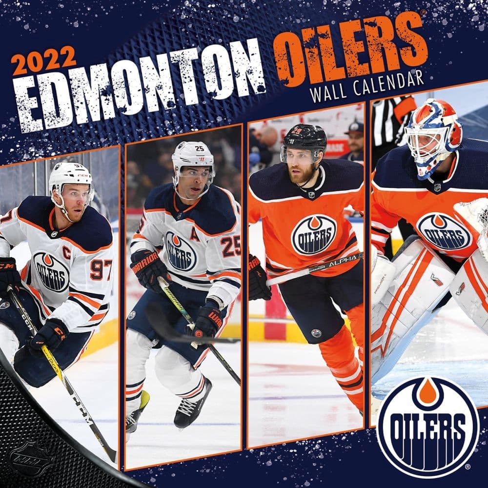 Edmonton Oilers 2022 calendars