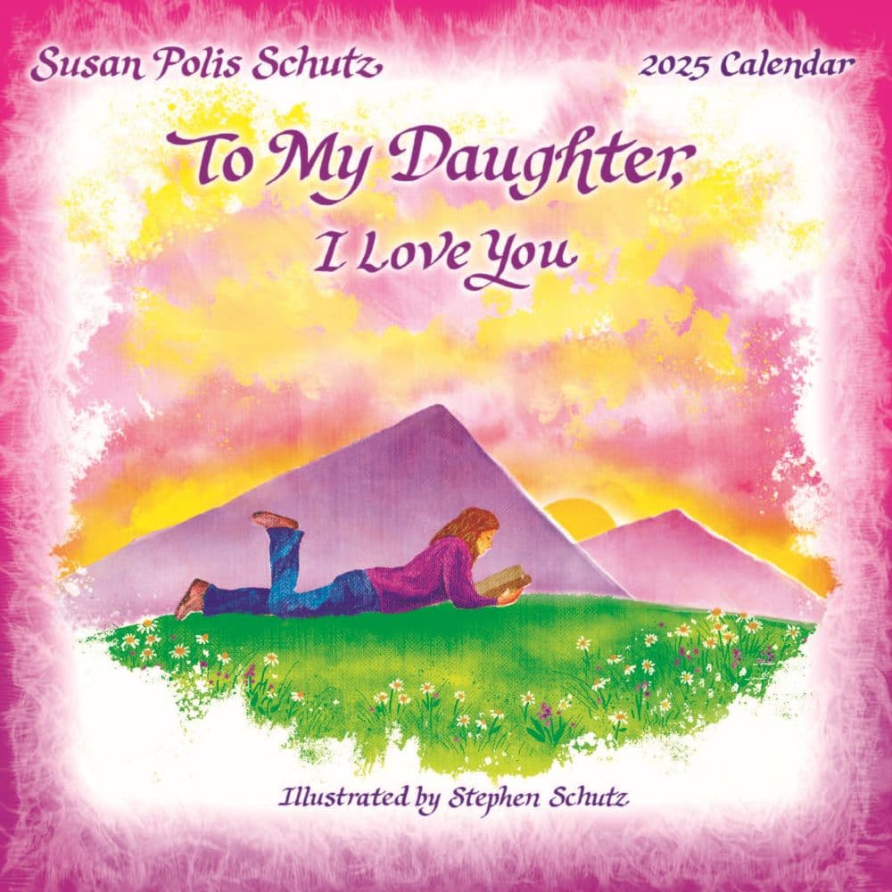 Daughter You Are A Gift To My Life 2025 Wall Calendar Main Image