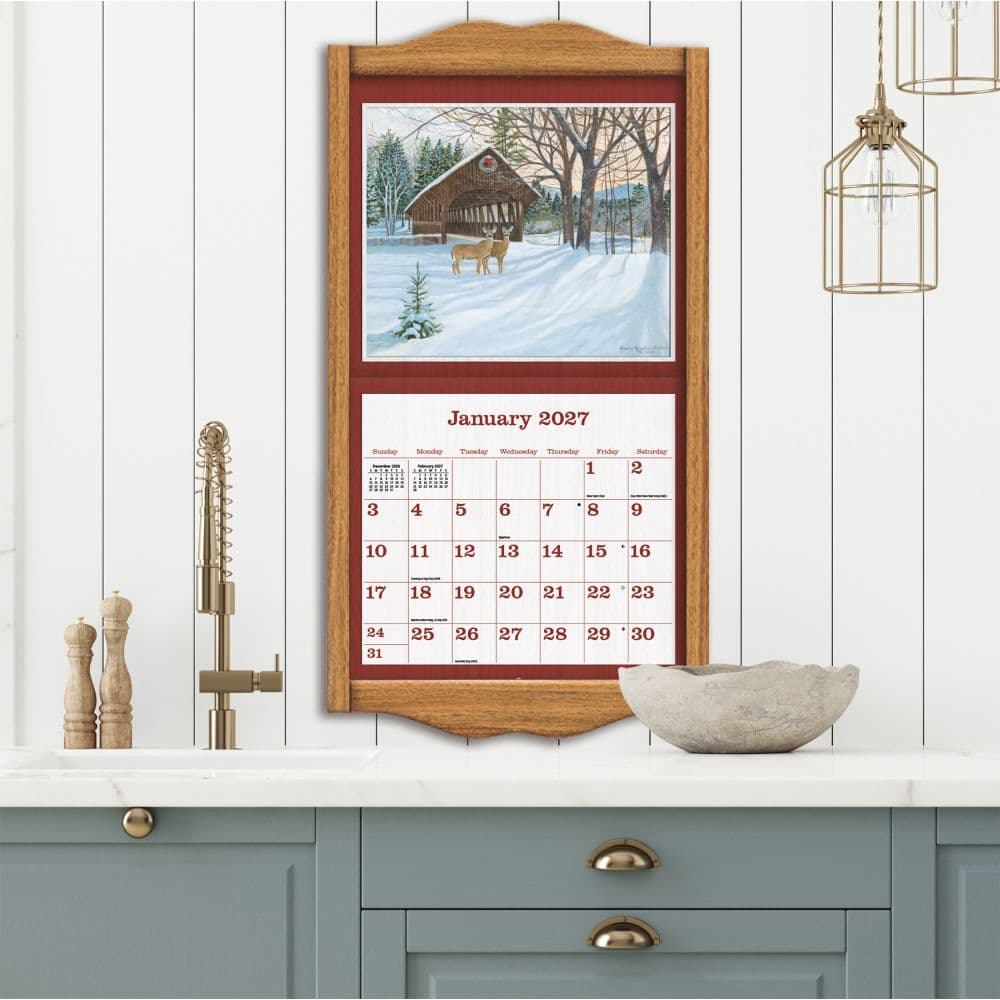 Covered Bridge 2027 Wall Calendar by Susan Knowles Jordan Sixth Image