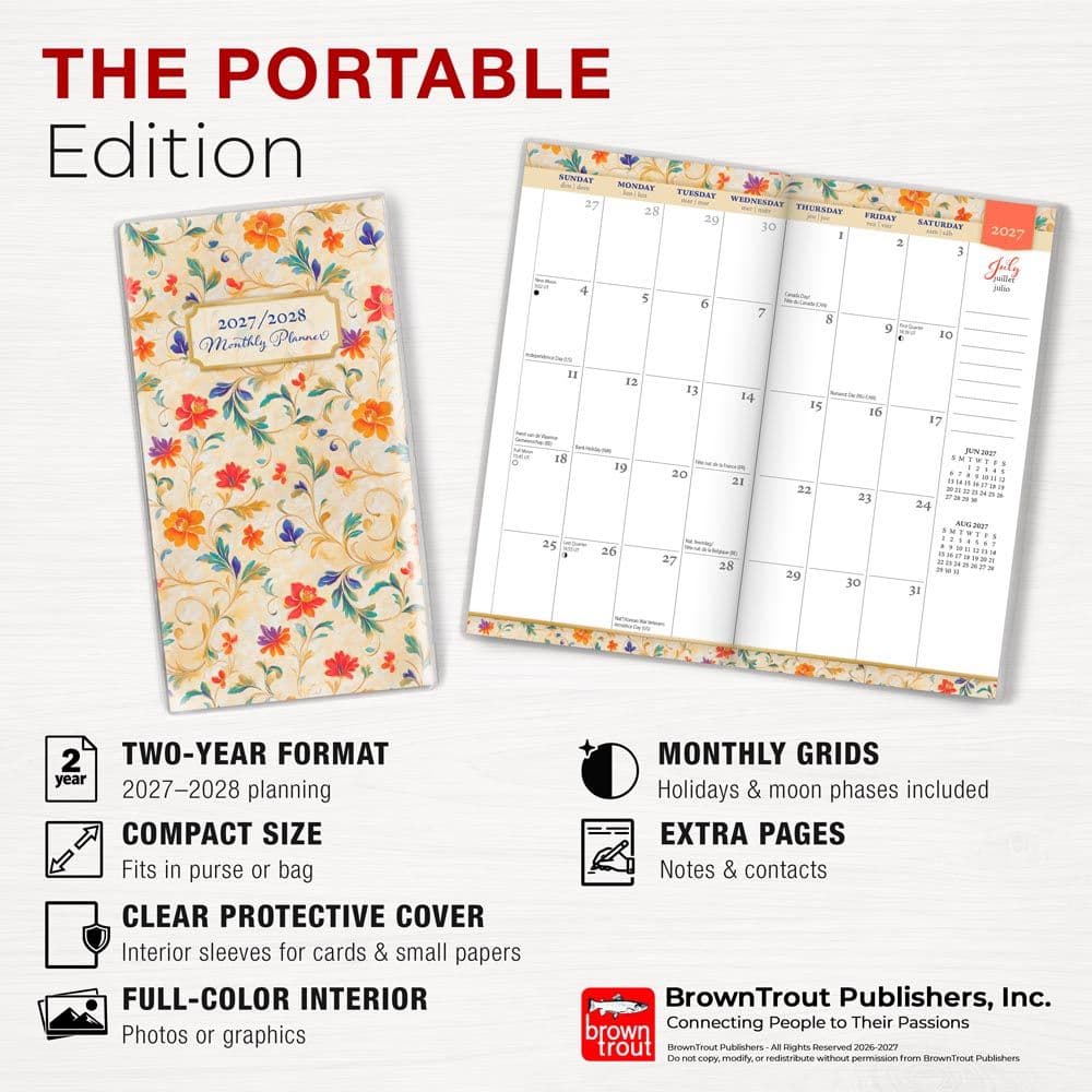 Tuscan Delight 2027 2 Year Pocket Planner Fifth Alternate Image