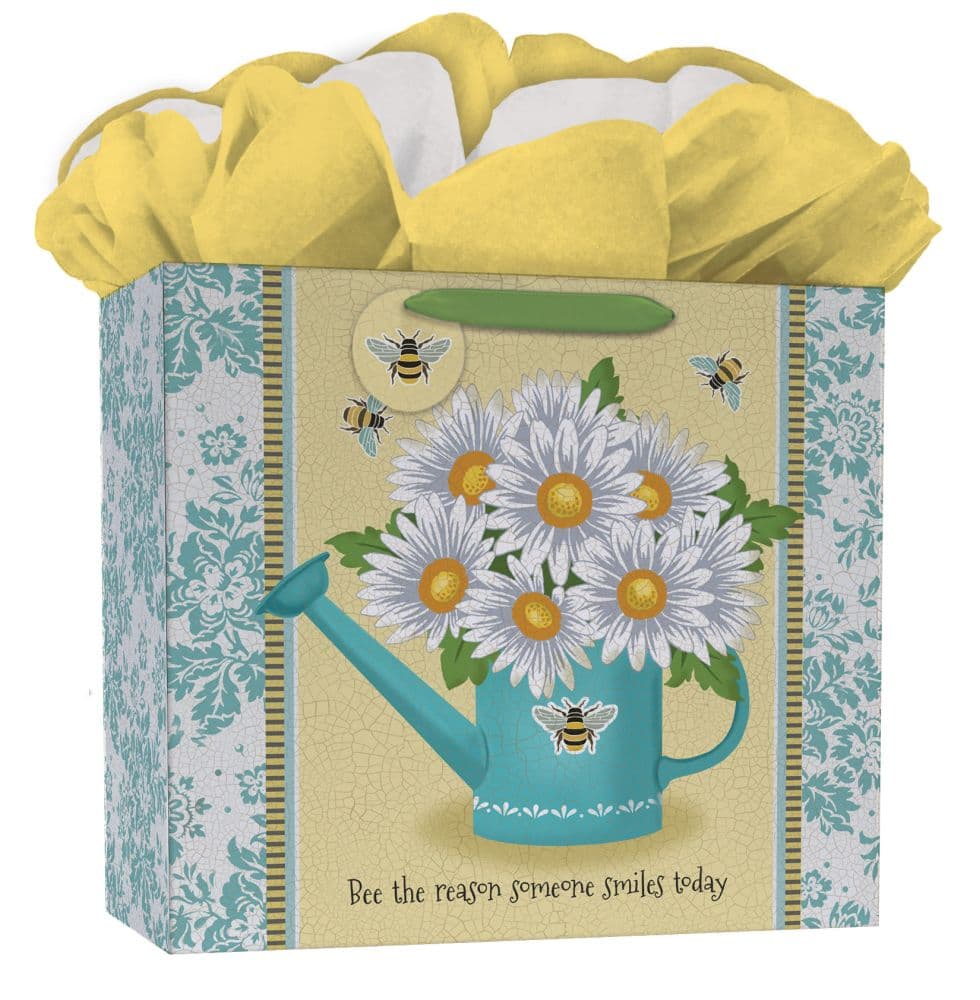 Garden Bee Extra Large GoGo Gift Bag by Suzanne Nicoll
