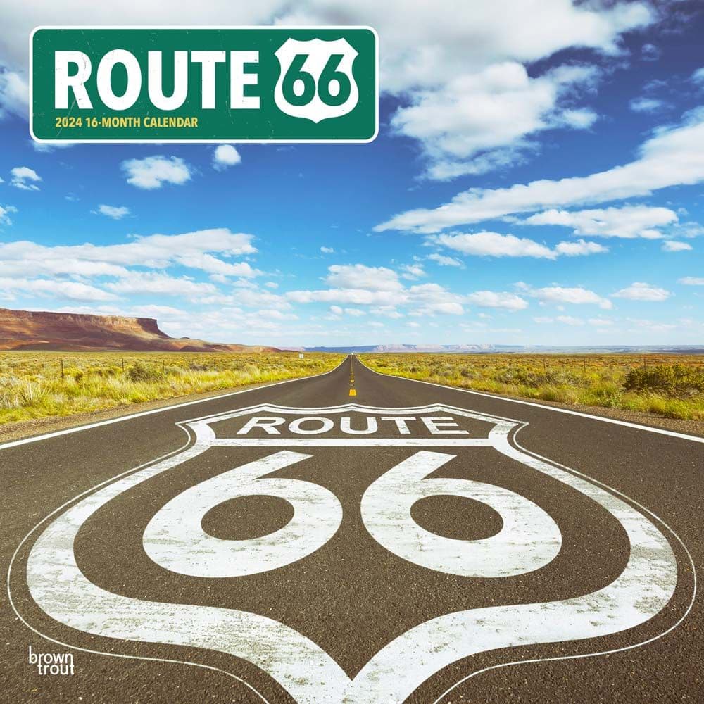 Route 66 2024 Wall Calendar Main Product Image width=&quot;1000&quot; height=&quot;1000&quot;