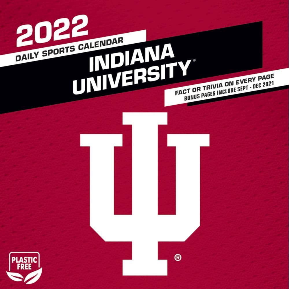 Indiana University Calendar 2022 Col Indiana Hoosiers 2022 Desk Calendar - Calendars.com