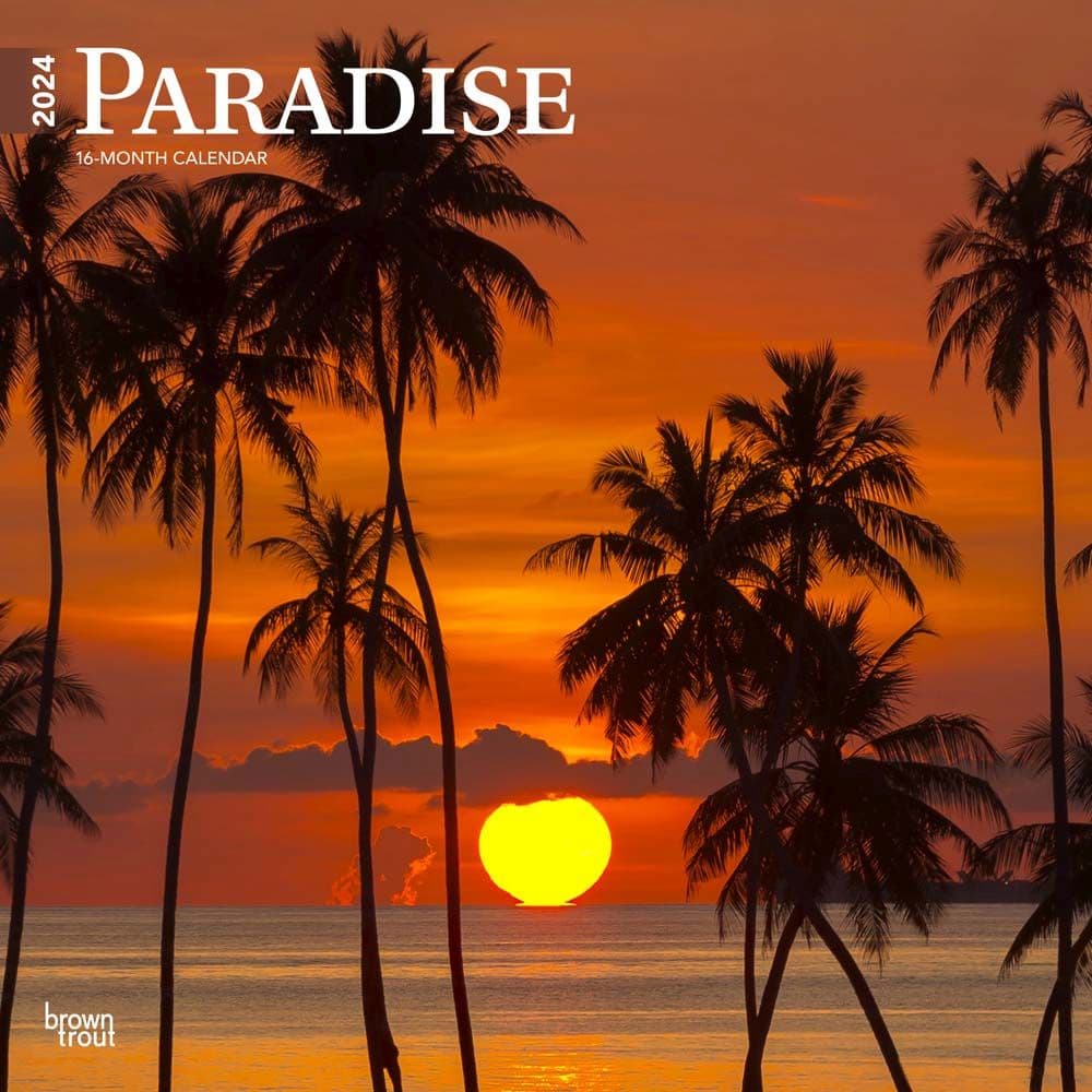 Paradise 2025 Wall Calendar