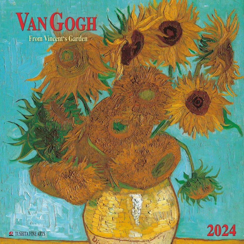 Van Gogh From Vincents Garden 2024 Wall Calendar Main Product Image width=&quot;1000&quot; height=&quot;1000&quot;