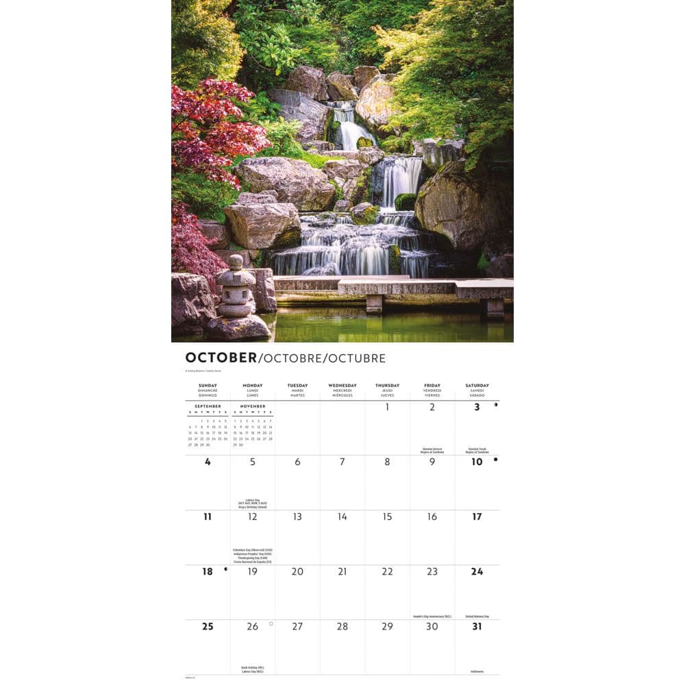 In the Garden 2026 Wall Calendar Fourth Alternate Image