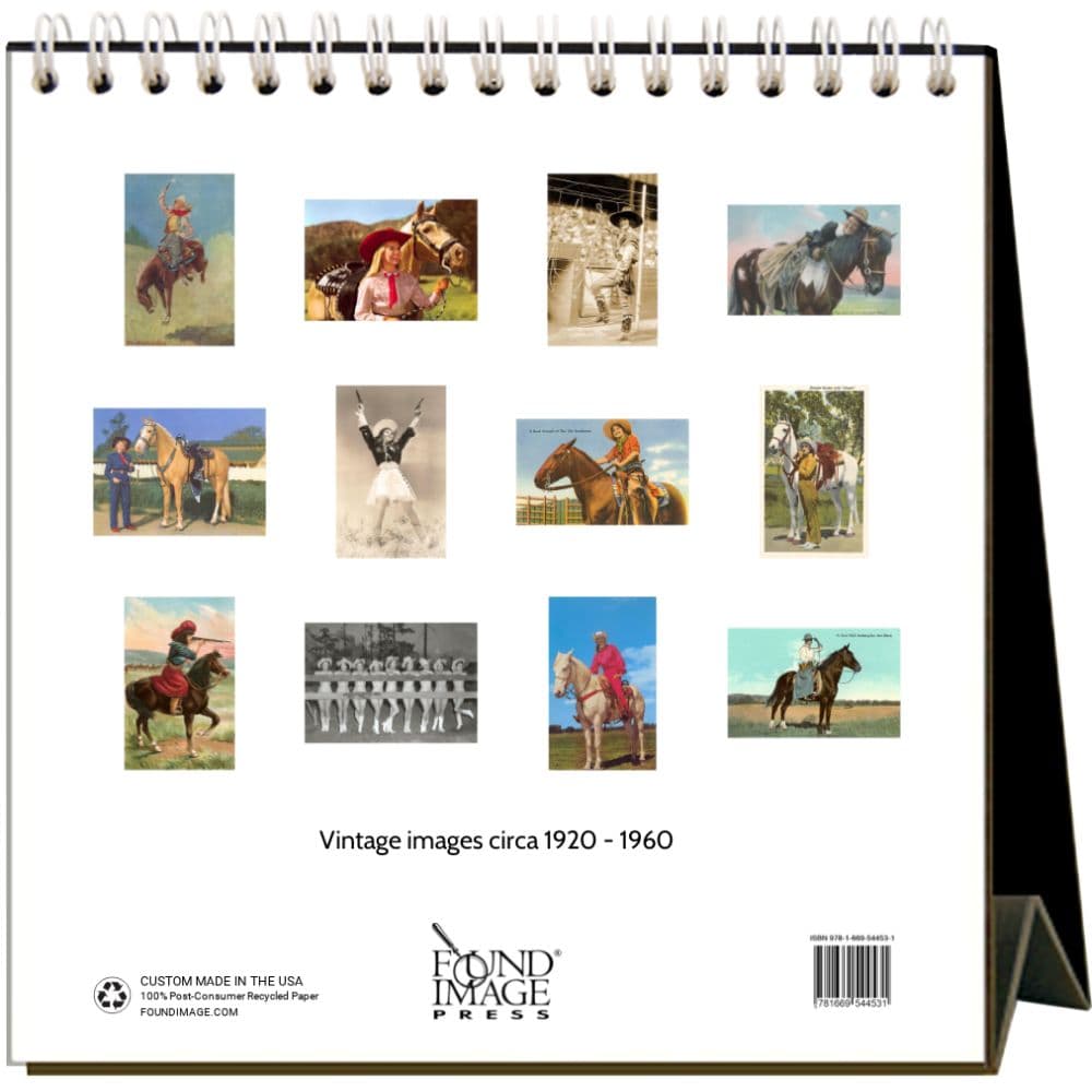 Cowgirls 2025 Easel Desk Calendar First Alternate Image width="1000" height="1000"