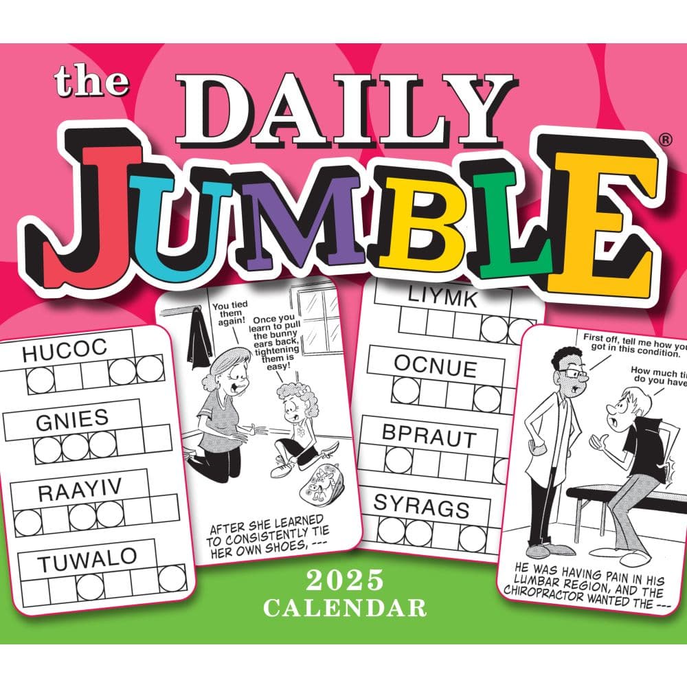 Daily Jumble Calendar 2025