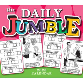 Word Jumble 2025 Daily Desktop Calendar