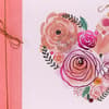 image Flower Heart Quilling Mother&#39;s Day Greeting Card close up