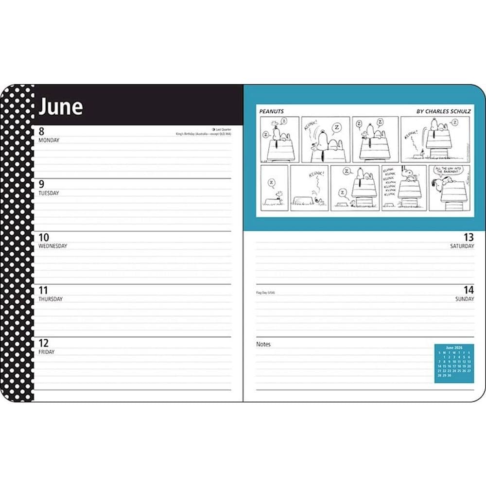 Peanuts 2026 Engagement Planner Fifth Alternate Image
