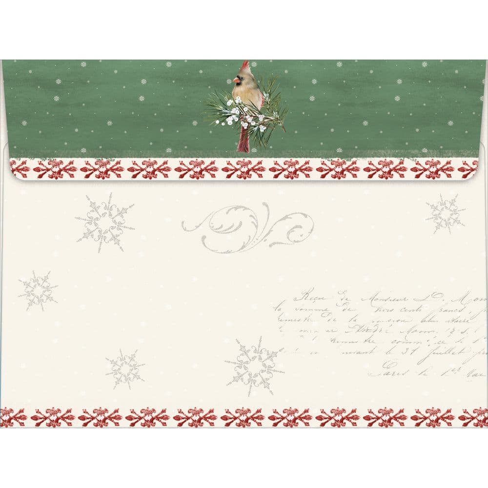 Noel Cardinals by Danielle Murray Classic Christmas Cards Alt3