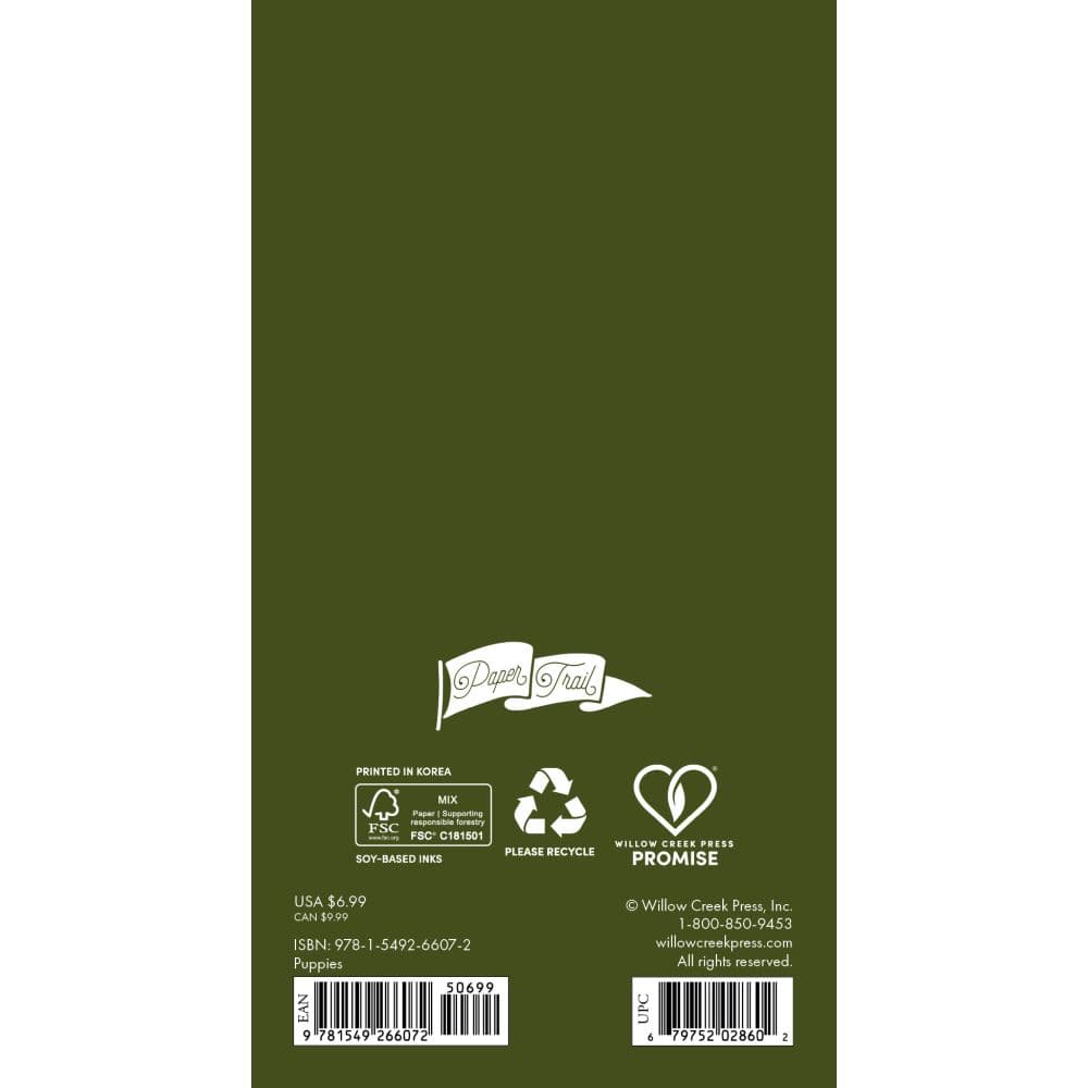 Puppy Love 2 Year 2027 Pocket Planner First Alternate Image