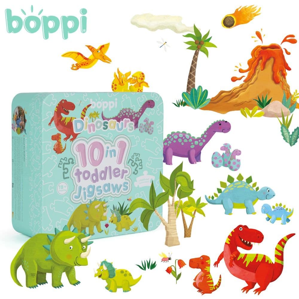 Dinosaurs Toddler 10 in 1 Puzzle Third Alternate Image