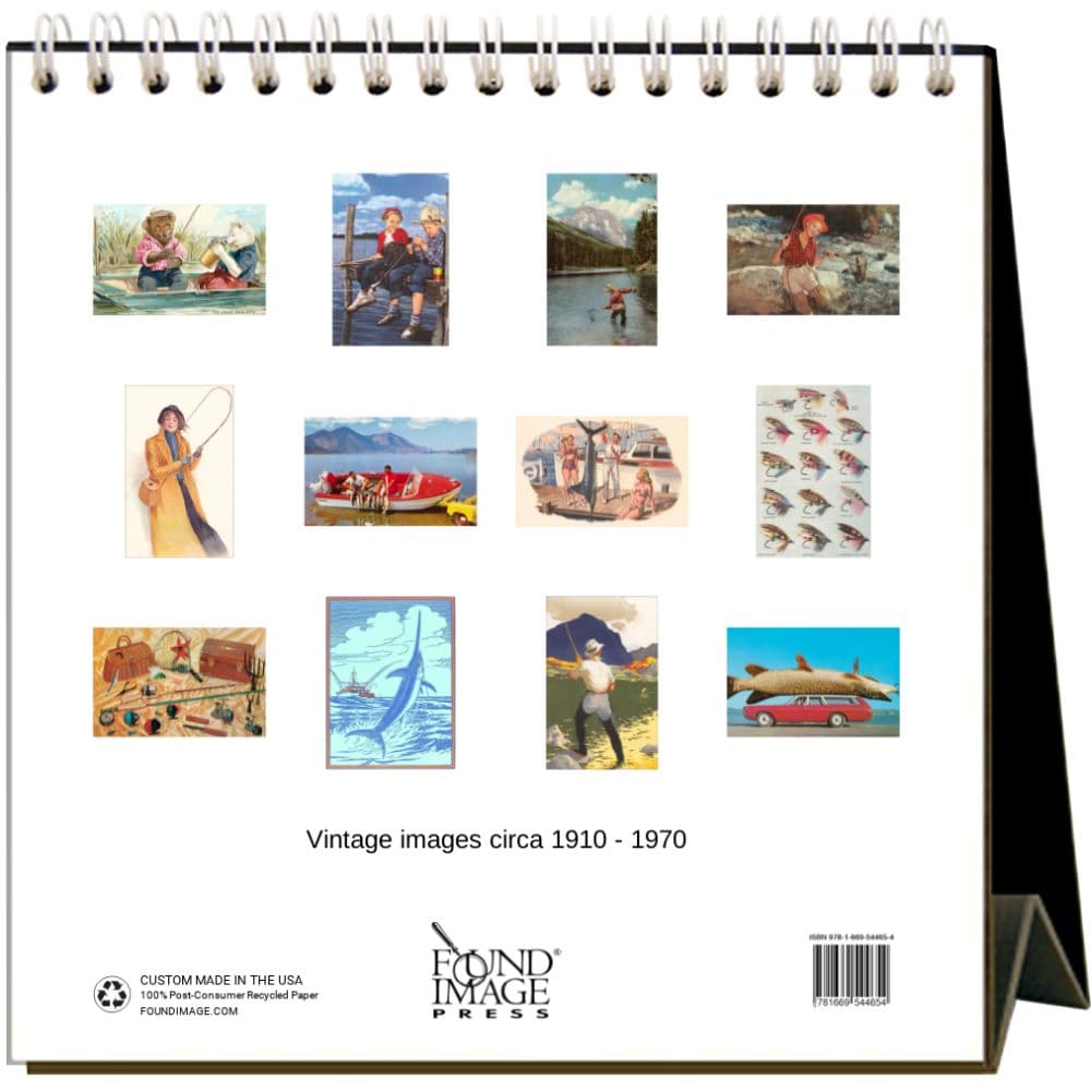 Fishing 2025 Easel Desk Calendar First Alternate Image width="1000" height="1000"