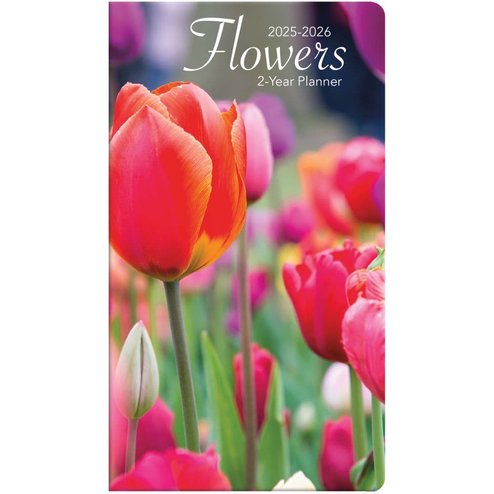 Flowers 2 Year 2025 Pocket Planner Main Image