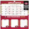 image NFL San Francisco 49ers 2026 Memomate Spiral Wall Calendar