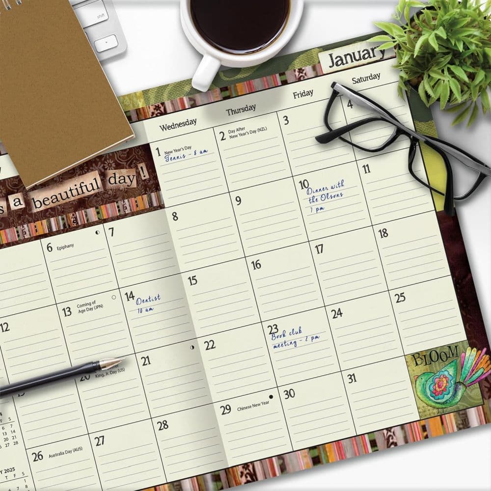 Color My World by Lisa Kaus 2025 Monthly Planner Sixth Alternate Image width=&quot;1000&quot; height=&quot;1000&quot;