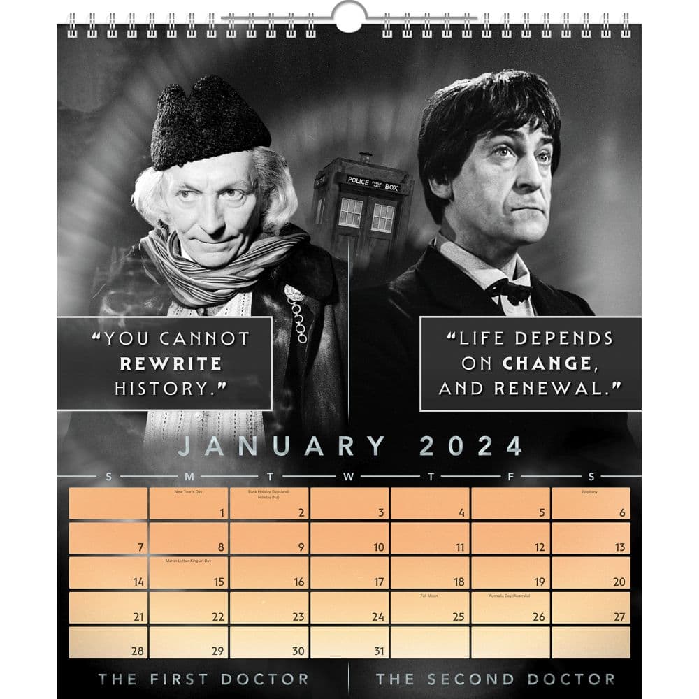 Doctor Who Special Edition Poster 2024 Wall Calendar