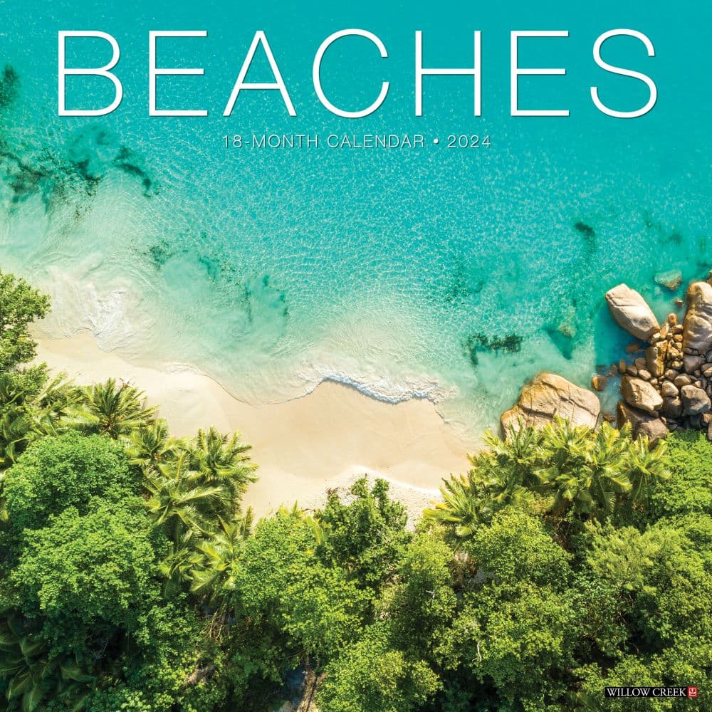 Beaches 2025 Wall Calendar