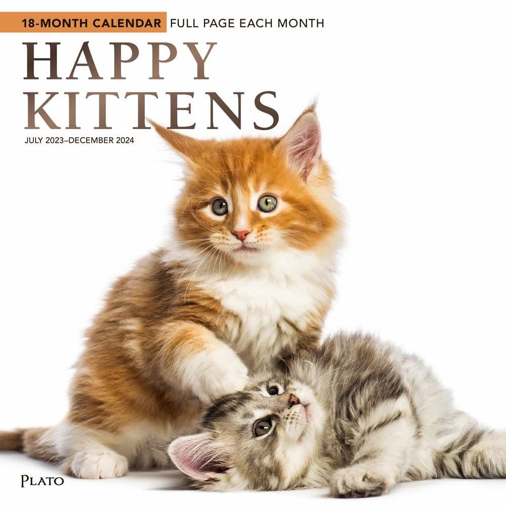 Happy Kittens 2024 Wall Calendar Main Image
