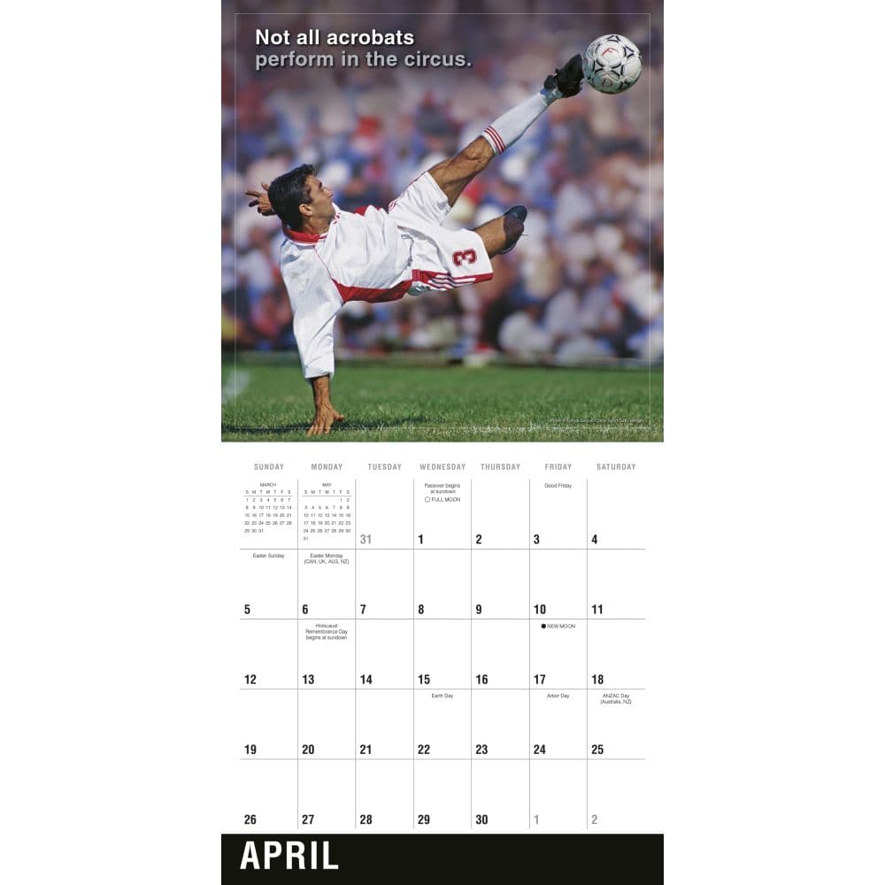 Soccer 2026 Wall Calendar Second Alternate Image