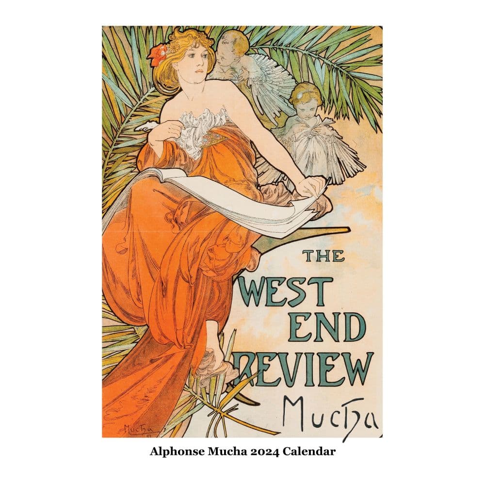 Mucha 2024 Poster Wall Calendar - Calendars.com