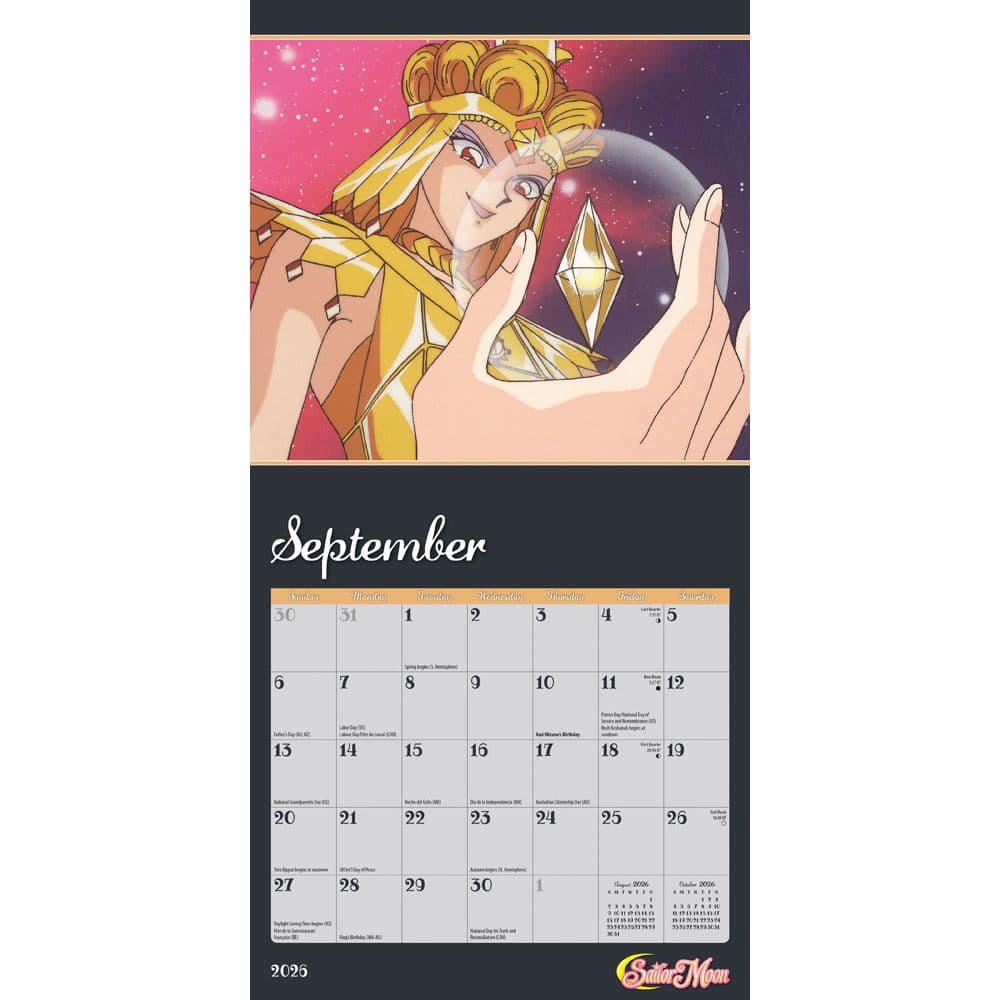Sailor Moon 2026 Mini Wall Calendar Third Alternate Image