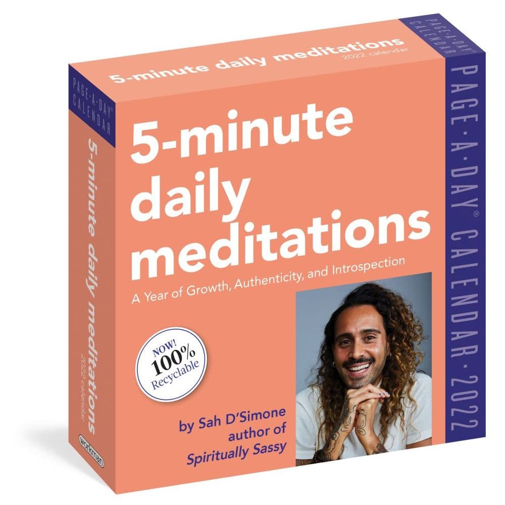 5-Minute Daily Meditations 2022 Page-A-Day Calendar