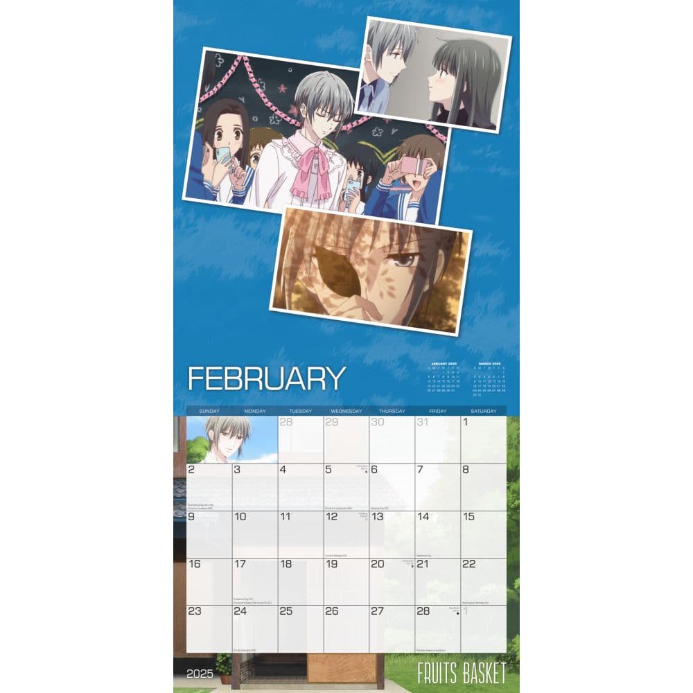 Fruits Basket 2025 Wall Calendar Second Alternate Image