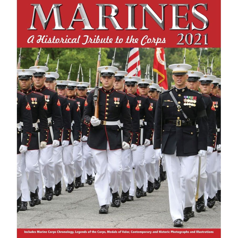 Usmc Holiday Schedule 2022 Marines Wall Calendar - Calendars.com