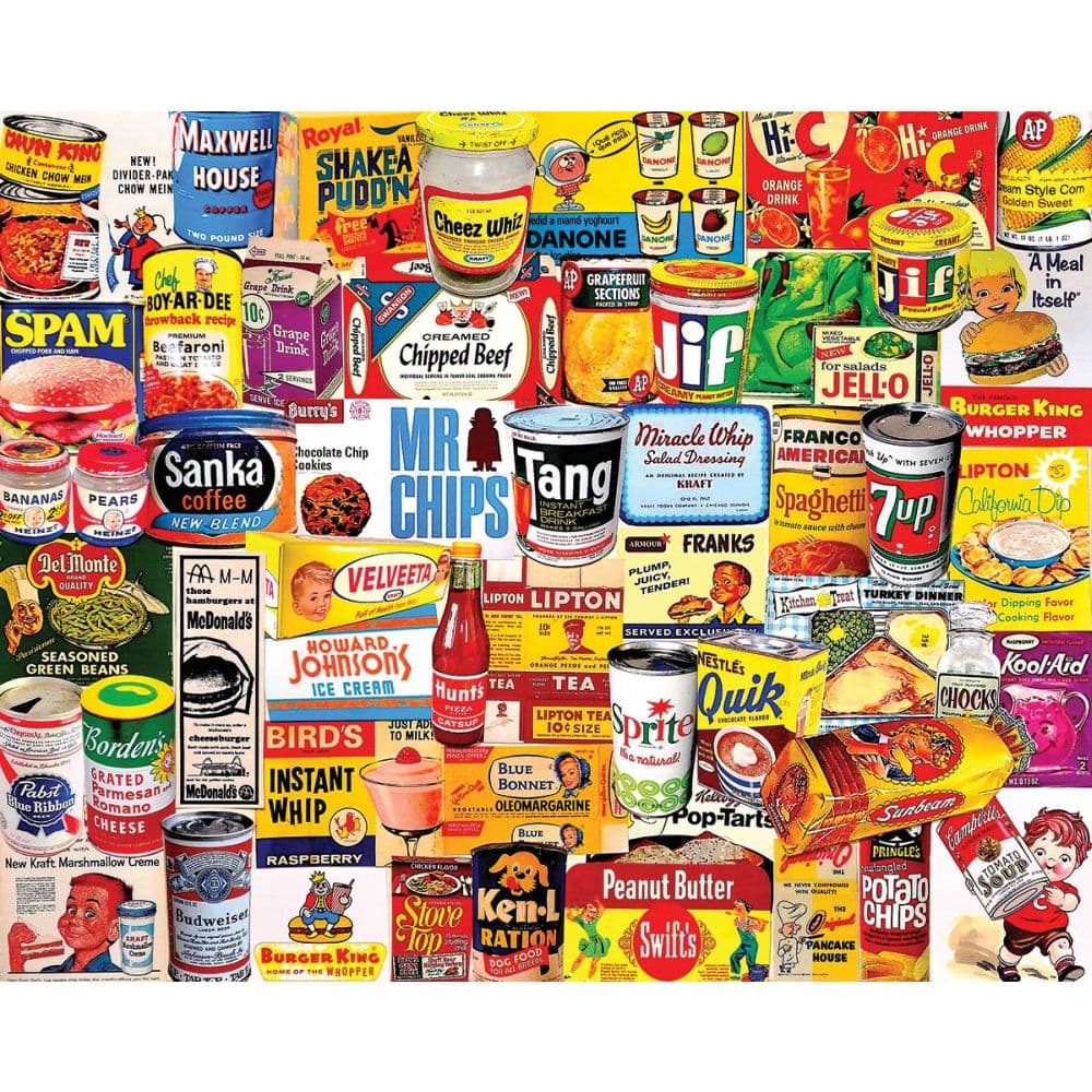 White Mountain Puzzles Foods We Loved 1000 Piece Puzzle