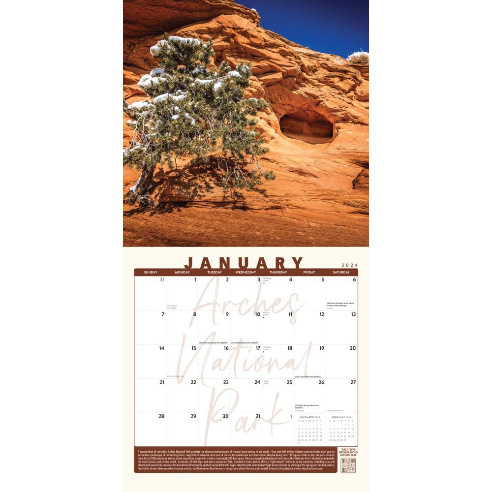 National Parks 2024 Wall Calendar - Calendars.com