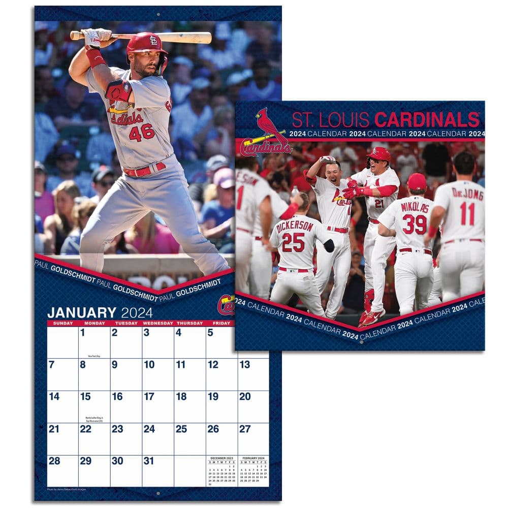 St Louis Cardinals 2024 Mini Wall Calendar