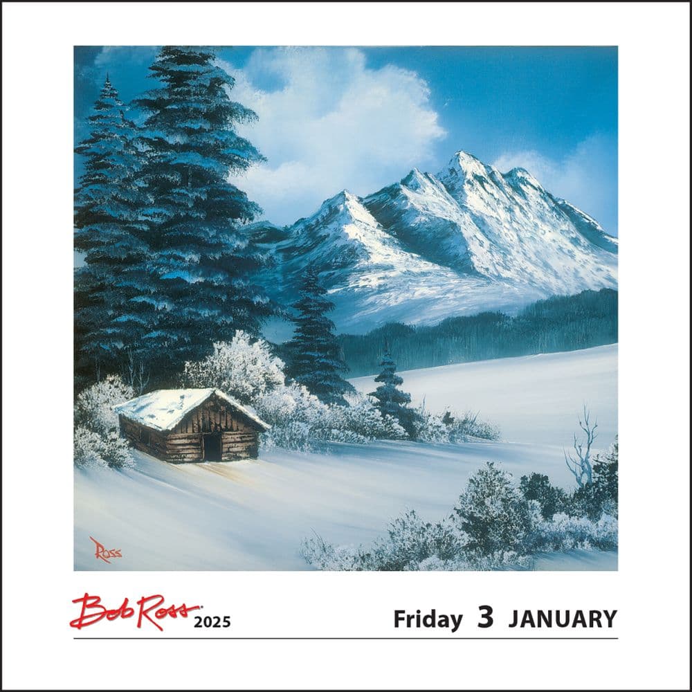 Bob Ross 2025 Desk Calendar Second Alternate Image width=&quot;1000&quot; height=&quot;1000&quot;