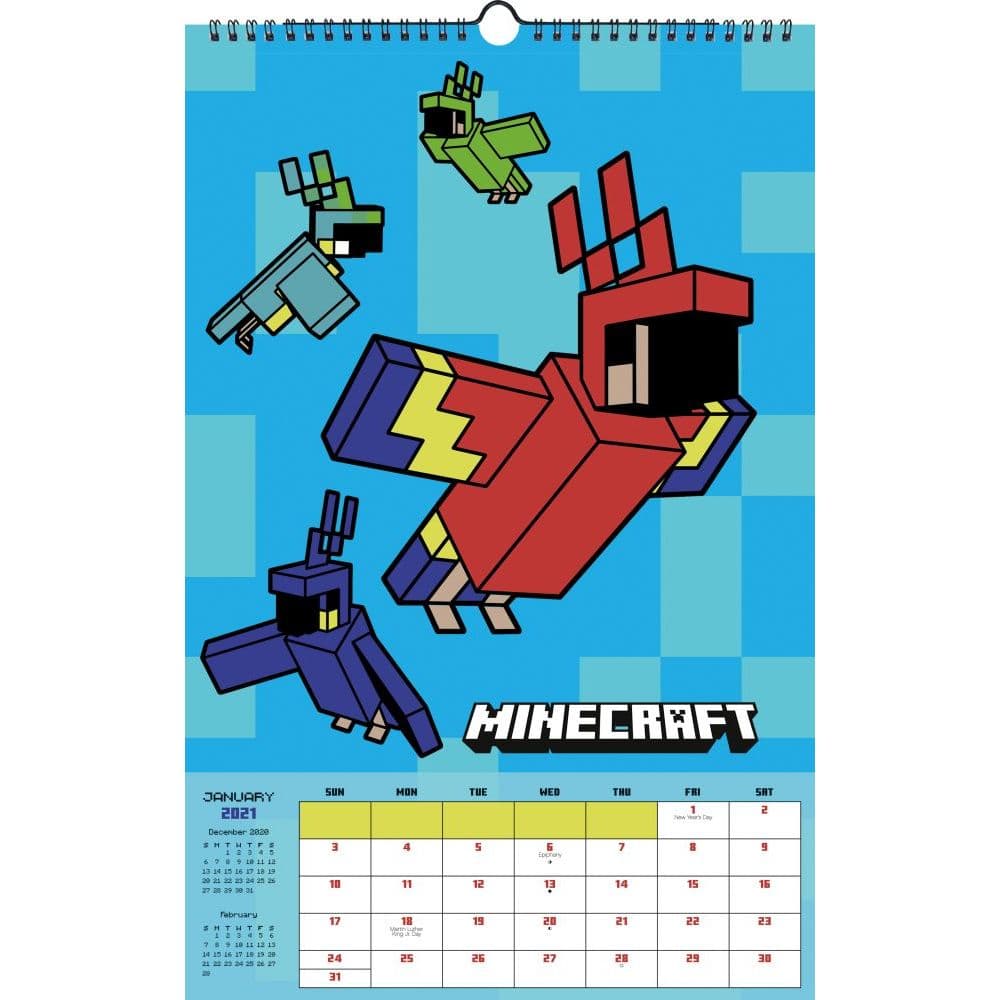 Minecraft Wall Calendar