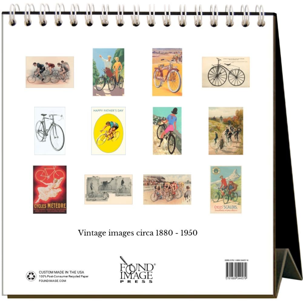 Cycling 2025 Easel Desk Calendar