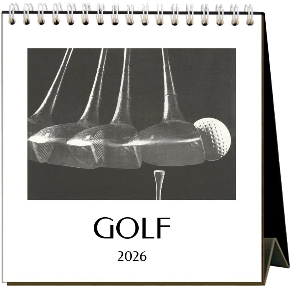 Golf 2026 Easel Desk Calendar Main Product Image