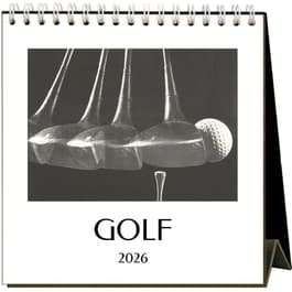 Golf 2026 Easel Calendar