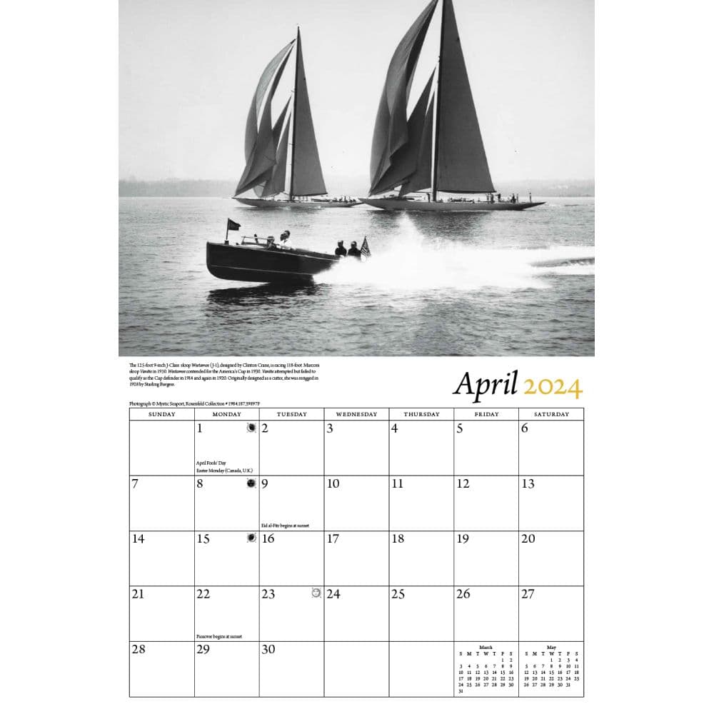 Art of the Boat Mystic Seaport 2024 Wall Calendar - Calendars.com