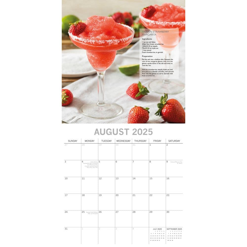 Cocktails 2025 Wall Calendar Third Alternate Image width=&quot;1000&quot; height=&quot;1000&quot;