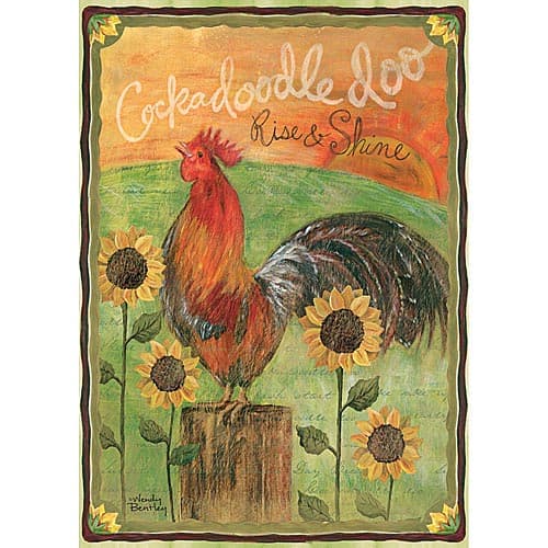 Rise & Shine Outdoor Flag-Large - 28 x 40