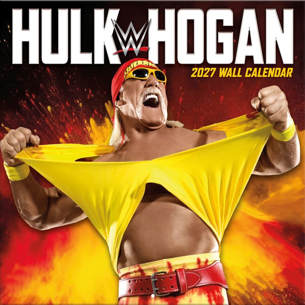 image WWE Hulk Hogan 2027 Wall Calendar Main Product Image