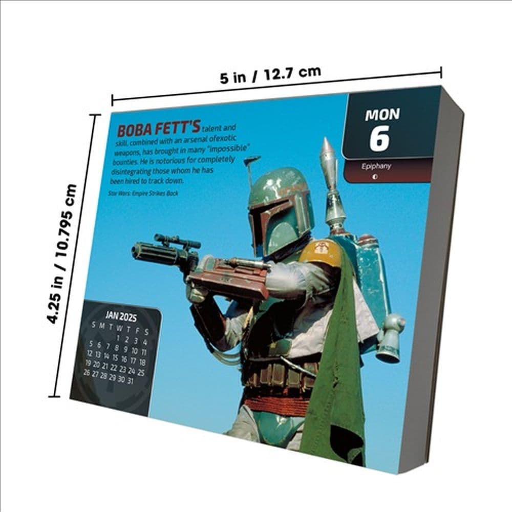 Star Wars 2025 Desk Calendar Seventh Alternate Image