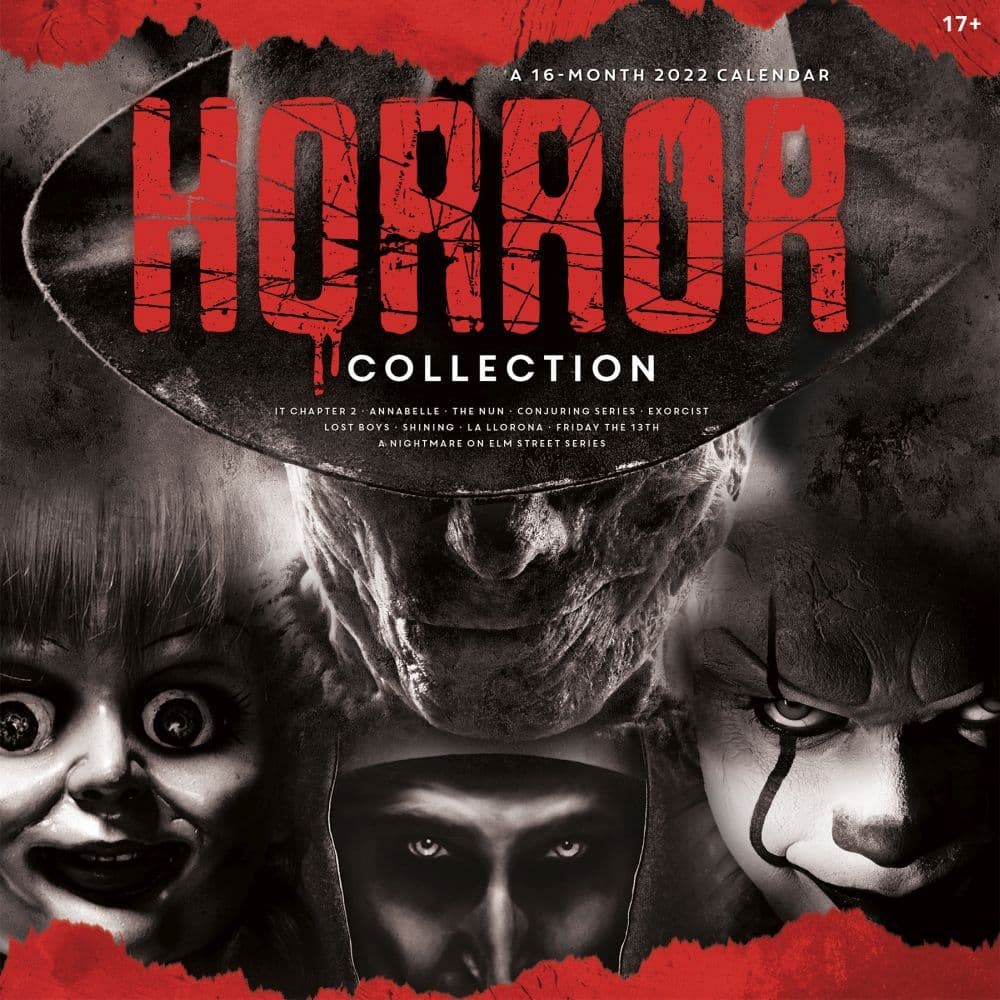 Horror Collection 2022 Wall Calendar