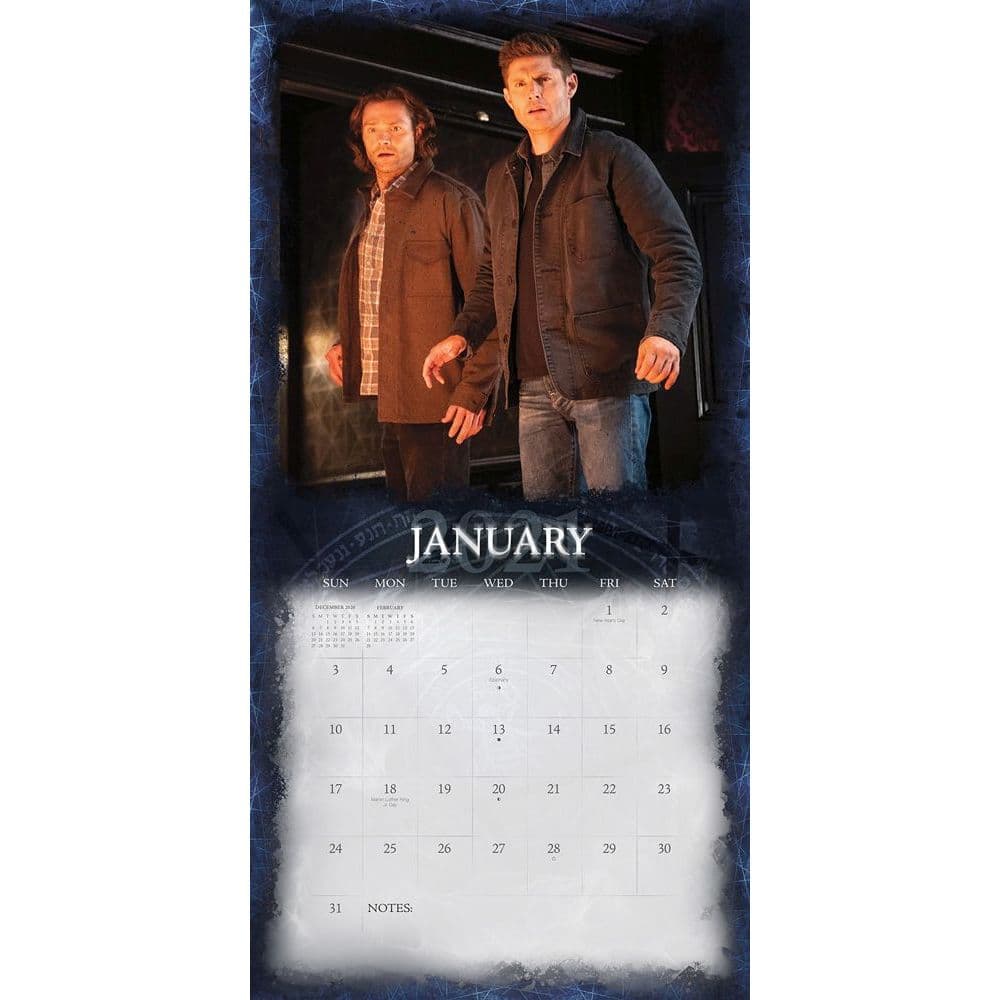 Supernatural Wall Calendar - Calendars.com