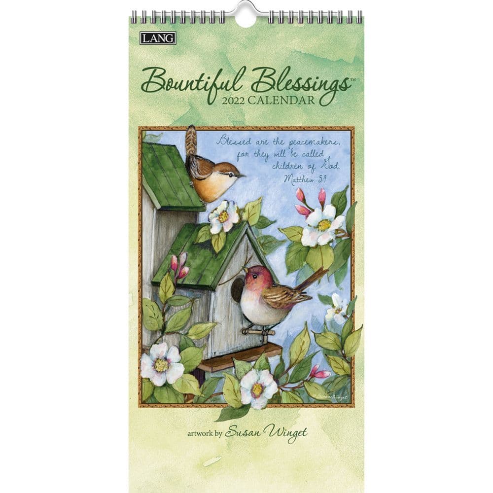 Bountiful Blessings 2022 Vertical Wall Calendar