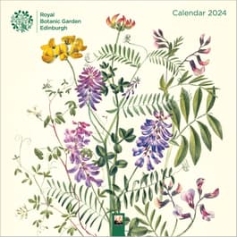 Royal Botanic Gardens Edinburgh 2024 Wall Calendar