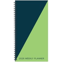 image Navy Lime Duotone 2026 Spiral Weekly Planner Main Product Image