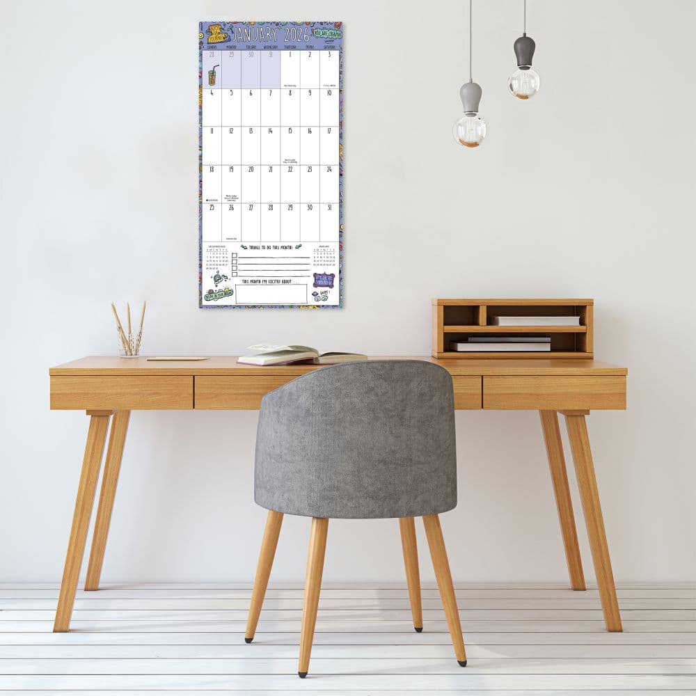 Great Big Positivity 2026 Wall Calendar Fourth Alternate Image